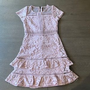 Girls Dress - Size Medium - Blush Pink
